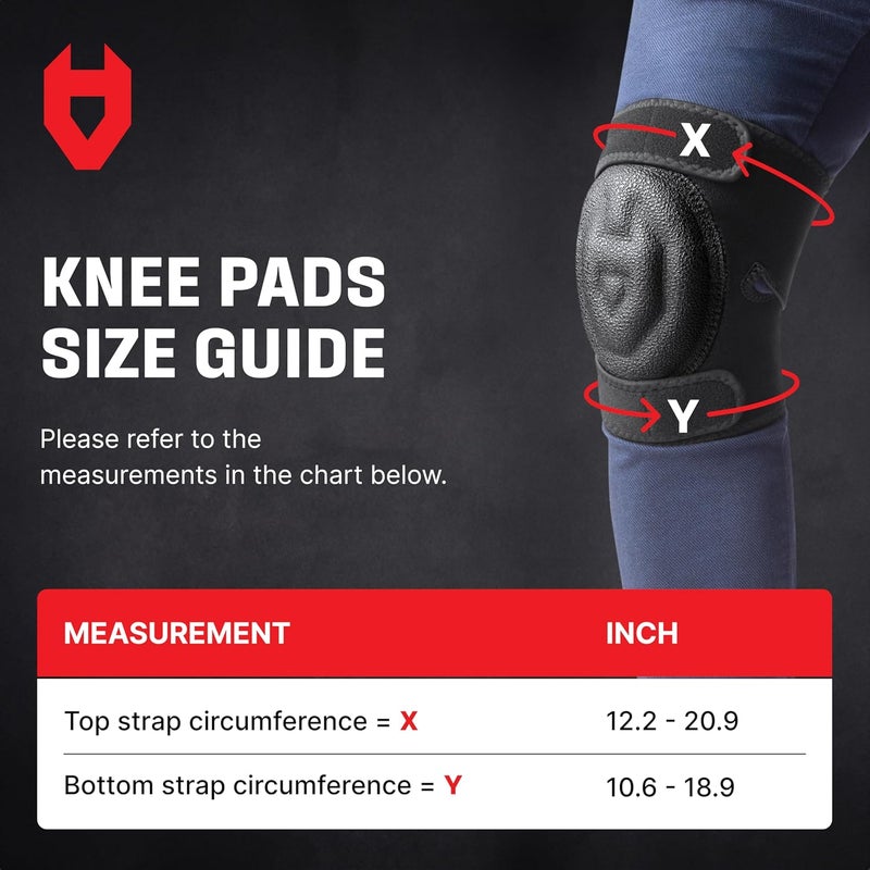 NoCry Gel Knee Pads for Men and Women with Soft Foam Cushion — Waterproof Anti-Slip Cap and Easy to Use, Adjustable Non-Slip Straps — Durable, Lightweight Design — Perfect for Gardening Work - Image 5